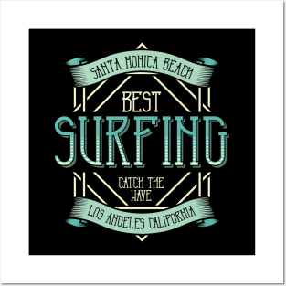 Best Surfing Cath The Wave California Posters and Art